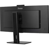 iiyama ProLite XCB3497WQSNPH-B1, LED-Monitor 86.4 cm (34 Zoll), schwarz (matt), UWQHD, VA, Curved, KVM, USB-Hub, USB-C, Webcam, 120Hz Panel