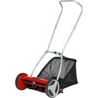 EINHELL Hand-Rasenmäher GC-HM 400, Spindelmäher rot/schwarz