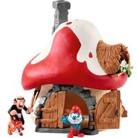 Schleich Die Schlümpfe Schlumpf Haus mit 2 Figuren, Spielgebäude