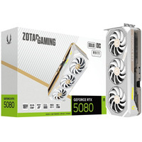 ZOTAC GeForce RTX 5080 SOLID OC White Edition, Grafikkarte DLSS 4, 3x DisplayPort, 1x HDMI 2.1