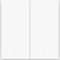 Aqara Smarter Lichtschalter H1 EU (ohne Neutralleiter) grau, Doppel Wippe