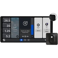 Shelly Wall Display X2 Black + Blu H&T, Bedienteil schwarz