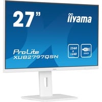 iiyama ProLite XUB2797QSN-W2, LED-Monitor 68.5 cm (27 Zoll), weiß (matt), QHD, IPS, Adaptive Sync, USB-C Dock, RJ 45, 100Hz Panel