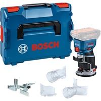 Bosch Akku-Kantenfräse GKF 18V-8 Professional solo, 18Volt, Oberfräse blau/schwarz, ohne Akku und Ladegerät, in L-BOXX