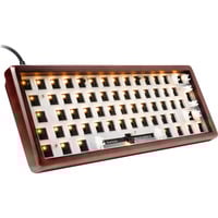 Sharkoon SKILLER SGK50 S4 Gen2 Wood Barebone, Gaming-Tastatur holz