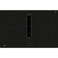 Neff V58NBS1L0 N 50, Autarkes Kochfeld schwarz, 80 cm, mit integriertem Dunstabzug