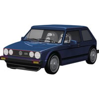COBI Volkswagen Golf GTI (1976-1983), Konstruktionsspielzeug blau, Maßstab 1:35
