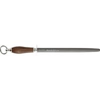 DICK DarkNitro Wetzstahl oval, Messerschärfer holz/anthrazit, 30cm