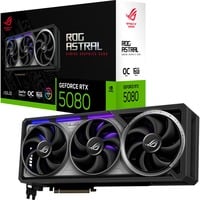 ASUS GeForce RTX 5080 ROG ASTRAL GAMING OC, Grafikkarte DLSS 4, 3x DisplayPort, 2x HDMI 2.1