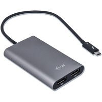 i-tec Adapter Thunderbolt 3 > Dual DisplayPort schwarz